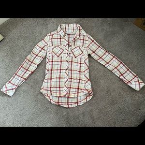 Cute Columbia Plaid Button Up Shirt